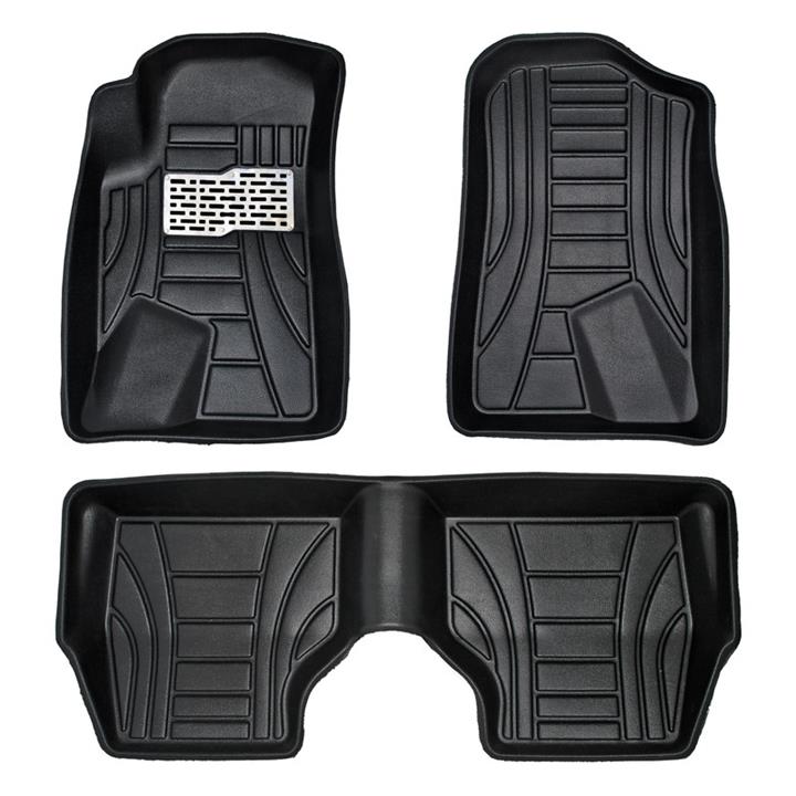 کفپوش سه بعدی خودرو  پانیذ مدل پشت نمدی کد MHLB N مناسب برای سمند سورن پلاس